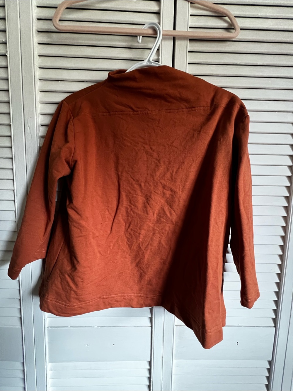 Cinnamon fleece funnel top